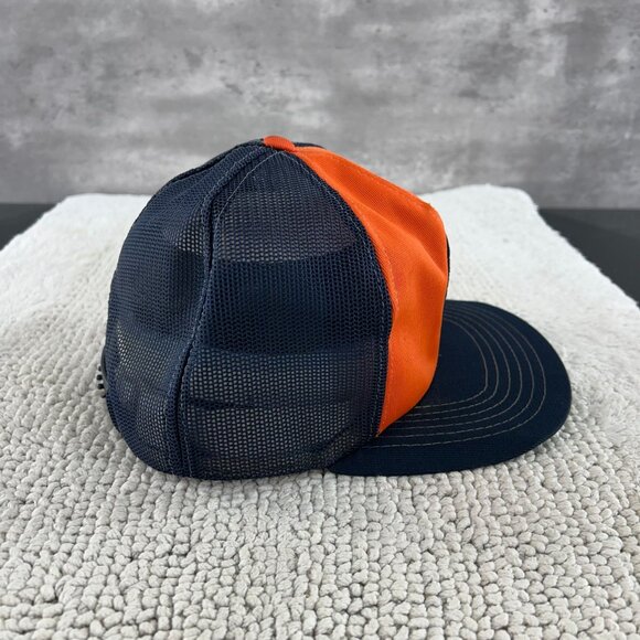 VINTAGE CHICAGO BEARS MESH SNAP BACK TRUCKER HAT OSFA TWO TONE PATCH CAP - Picture 5 of 11